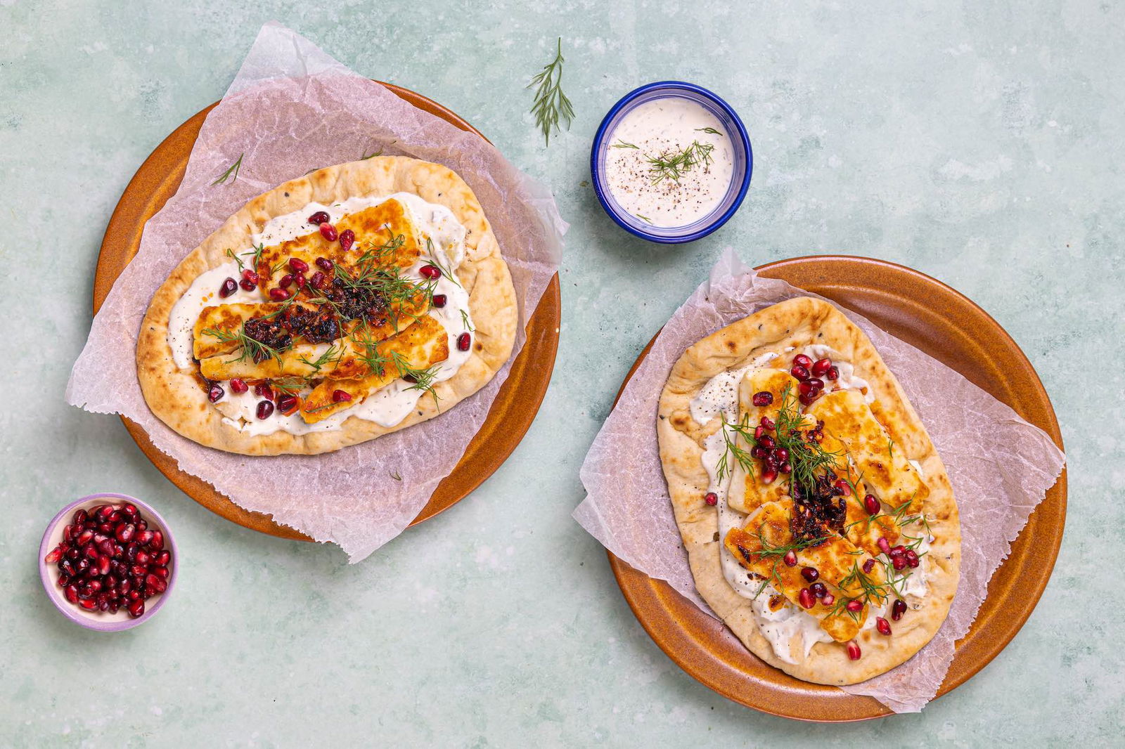 Naan Met Honing Halloumi 1