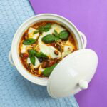 Spinazie-mozzarella-bonen stoofschotel