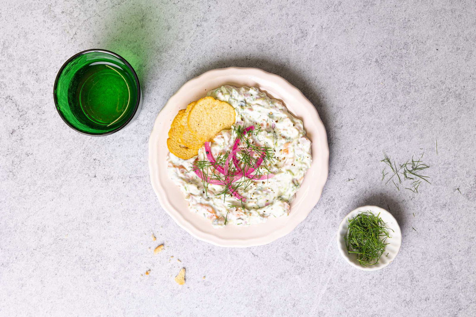 Gerookte Zalm Tzatziki 2