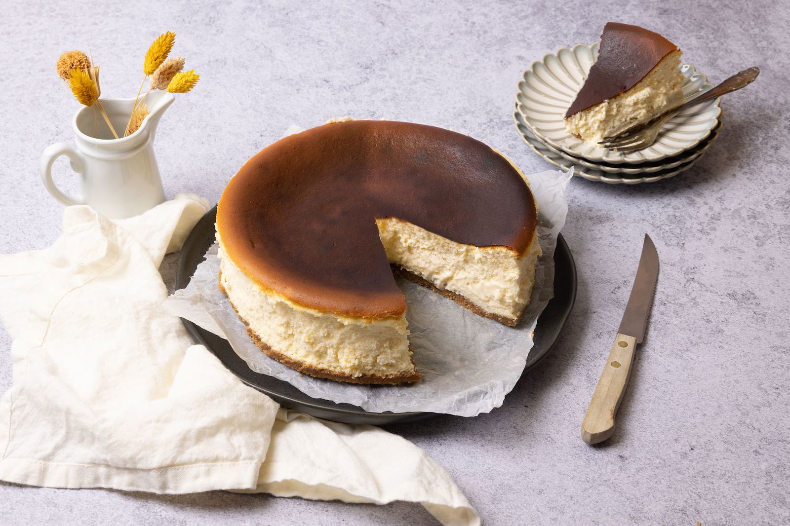 Basque cheesecake