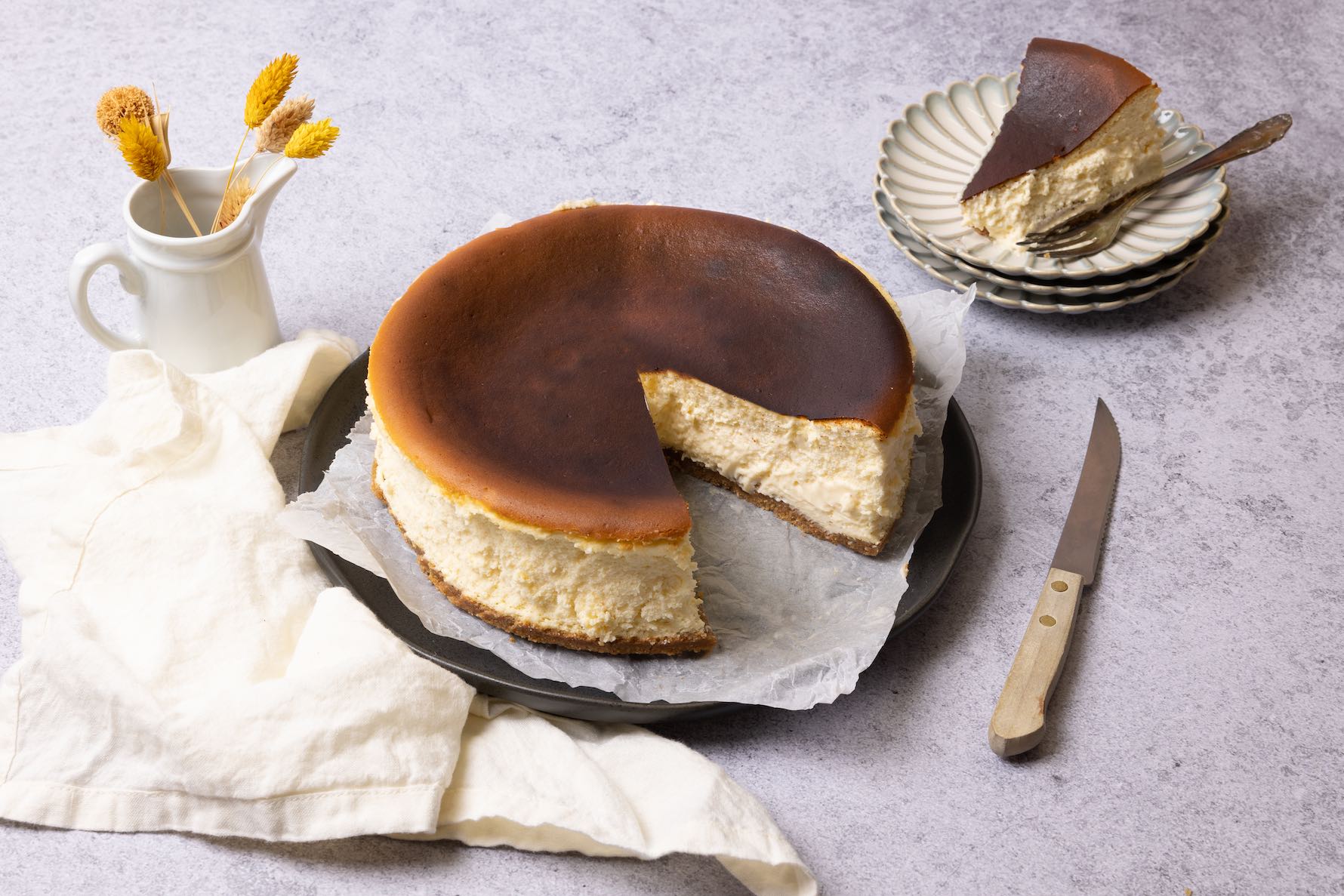 Basque cheesecake