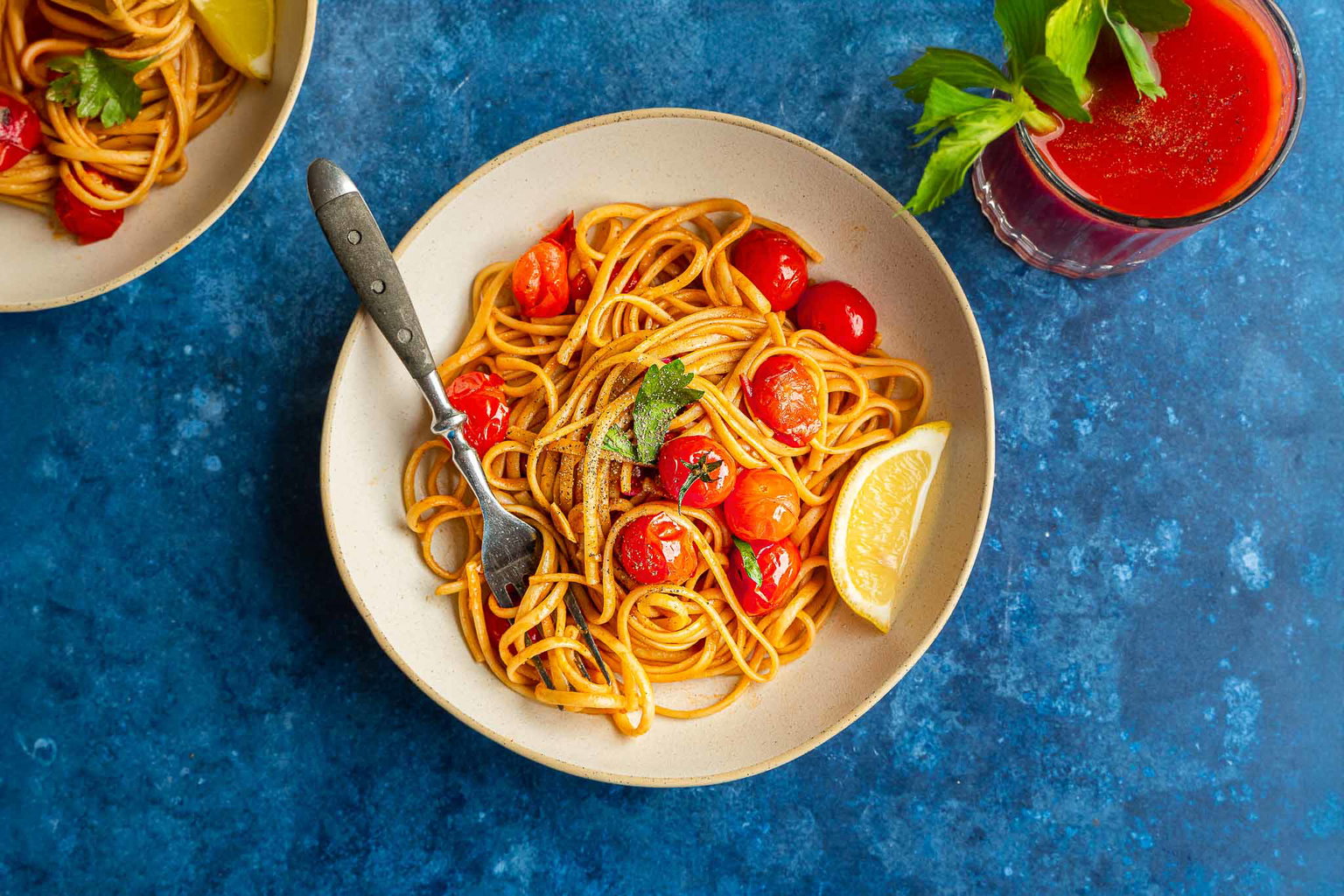 Bloody Mary pasta - Eatertainment