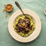 Indische andijviestamppot met gehaktballen