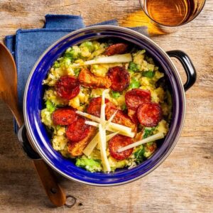 Andijviestamppot met een Spaanse twist