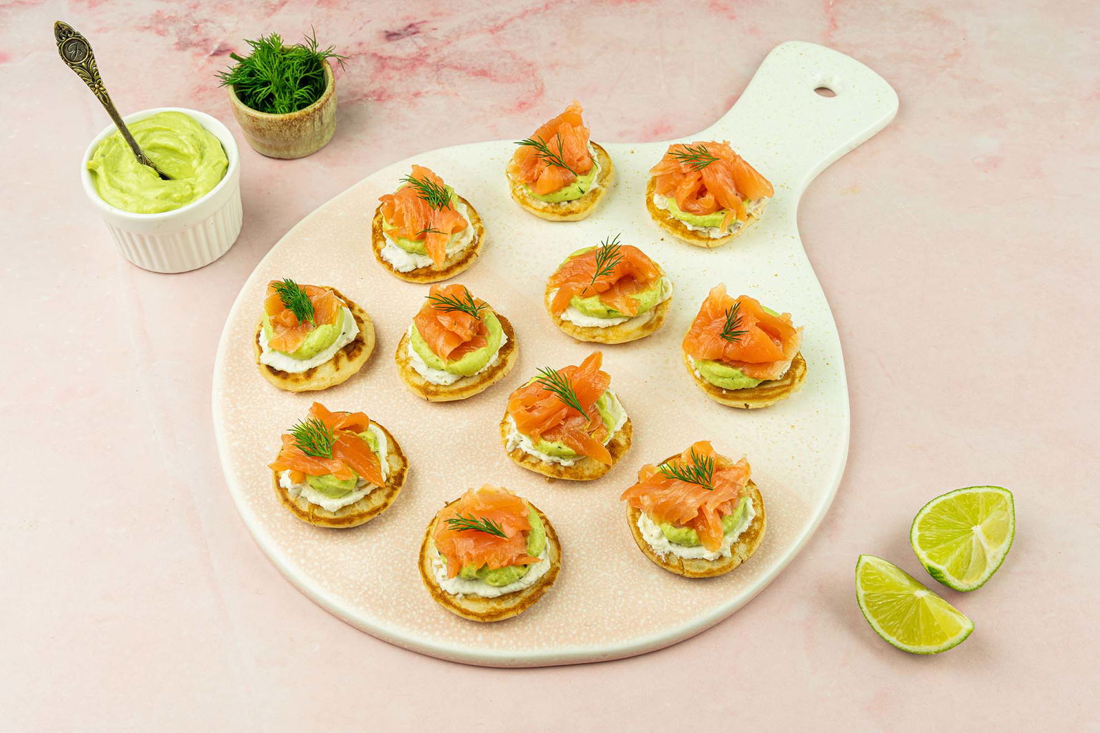 Blini's Met Gerookte Zalm