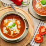 Gnocchi tomaat paprika soep