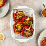 Gevulde paprika Mexicaans