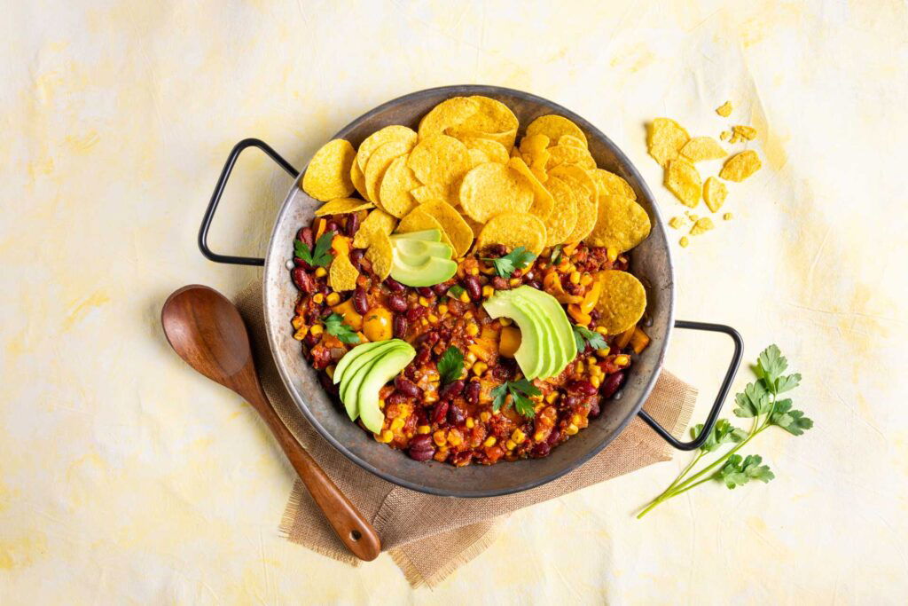 Mexicaanse Schotel Met Avocado