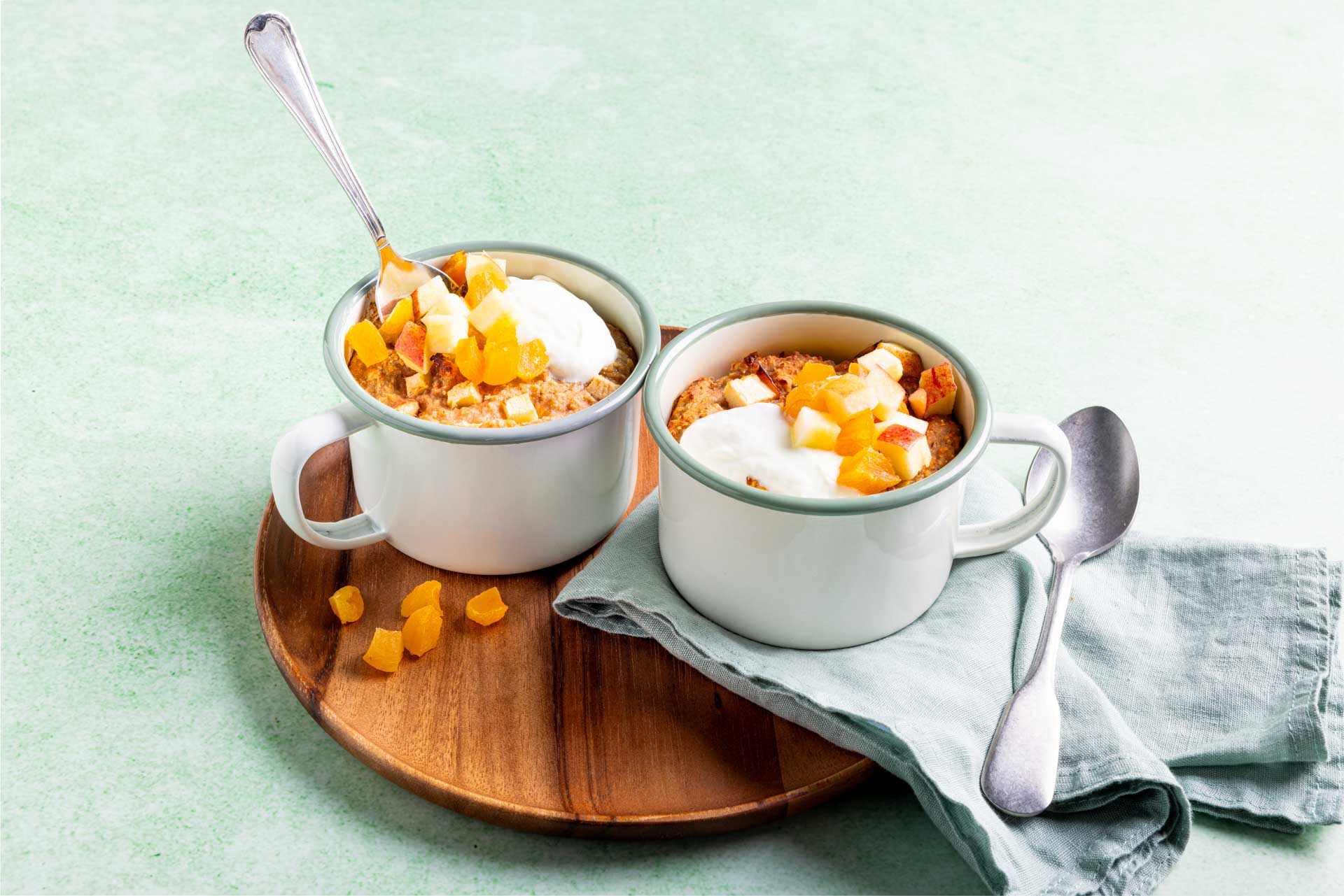 Mugcake Met Appel En Abrikoos