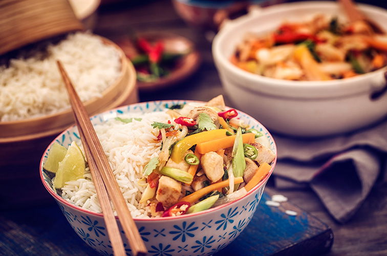 Aziatische Keuken Kookpodium