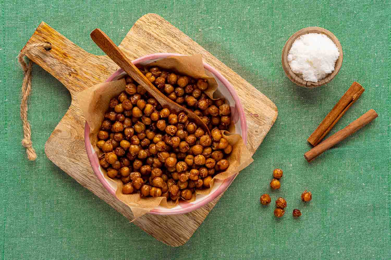 Geroosterde Kikkererwten Met Kaneel En Suiker2