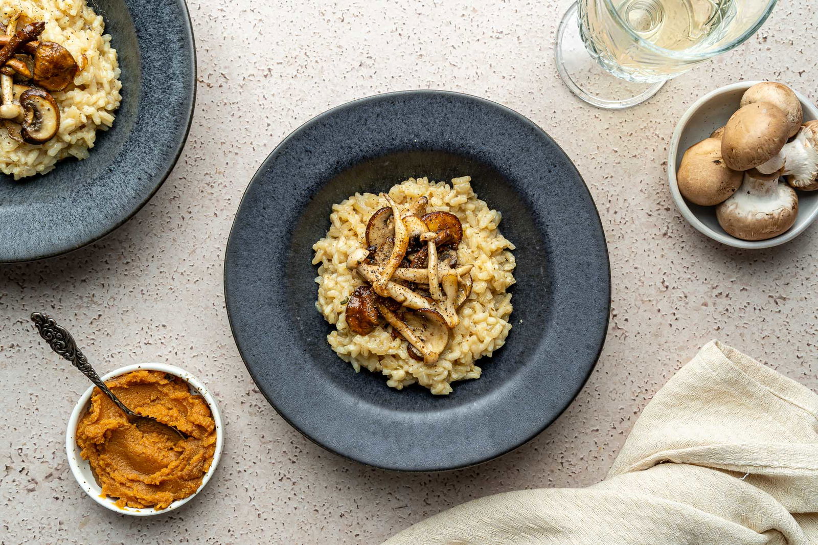 Vegan Miso Risotto Met Paddenstoelen1