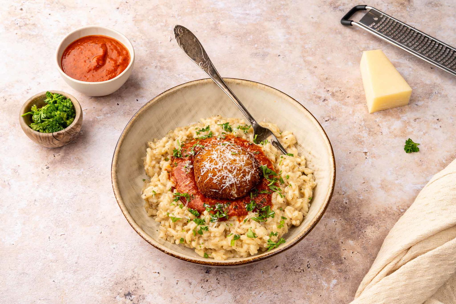 Risotto Met Fried Burrata 2