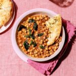 Chana Masala met naan