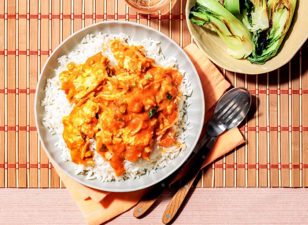 Foeyonghai Met Shanghai Paksoi En Rijst