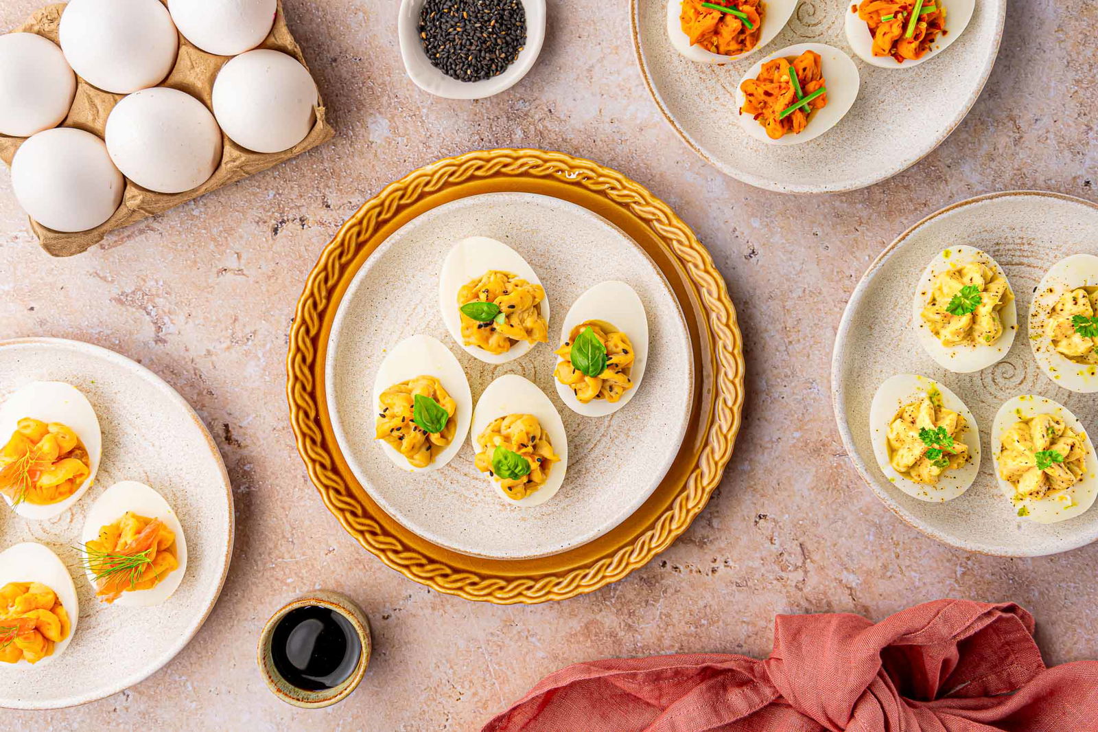 Gevuld Eitje Met Wasabi En Soja1