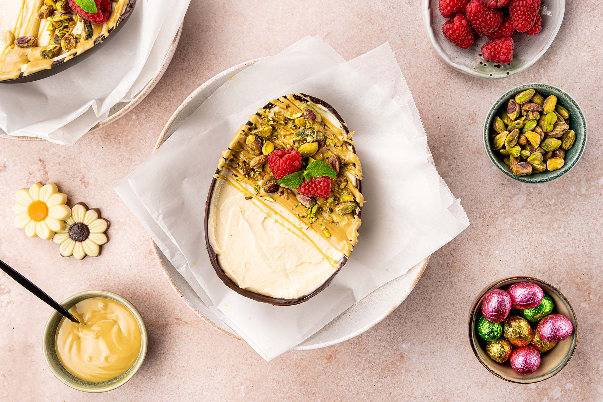 Gevuld Paasei Met Pistache Cheesecake2