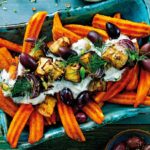 Greek Aubergine & Pistache loaded fries