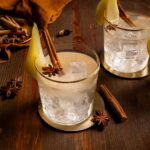 Kaneel peer ginger beer mocktail