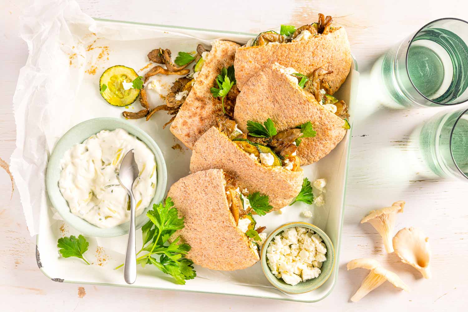 Mix Voor Gyros Volkoren Pita Met Vegetarische Gyros 02 V3