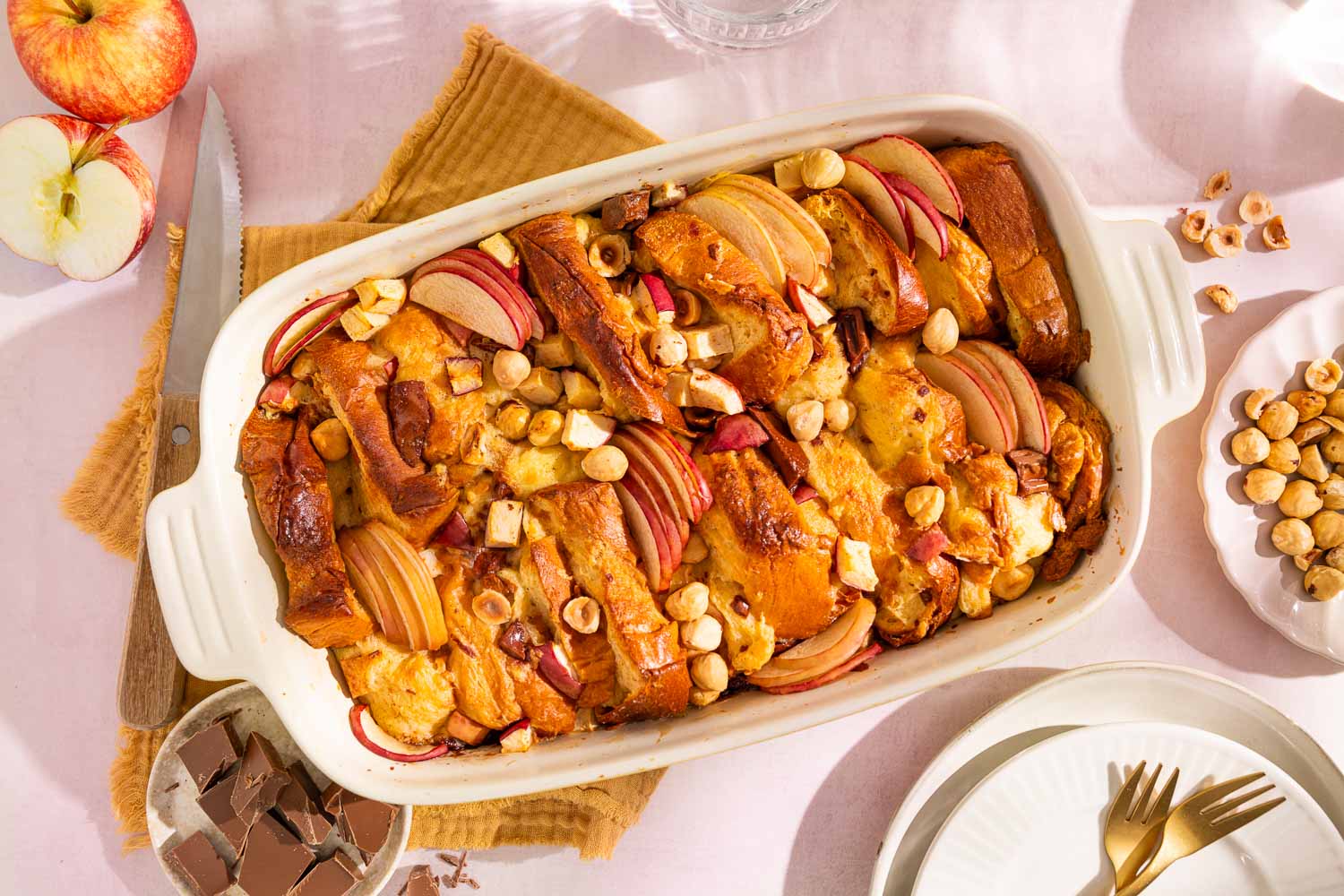 Vanille Vanille Puddingbrood Met Hazelnoot