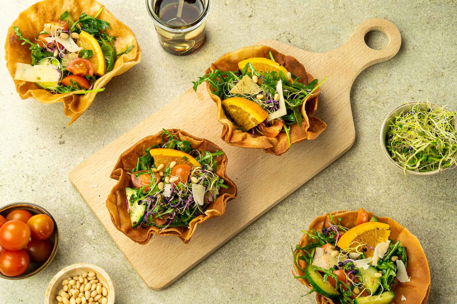 Frisse Salade In Libanees Brood Bakje2