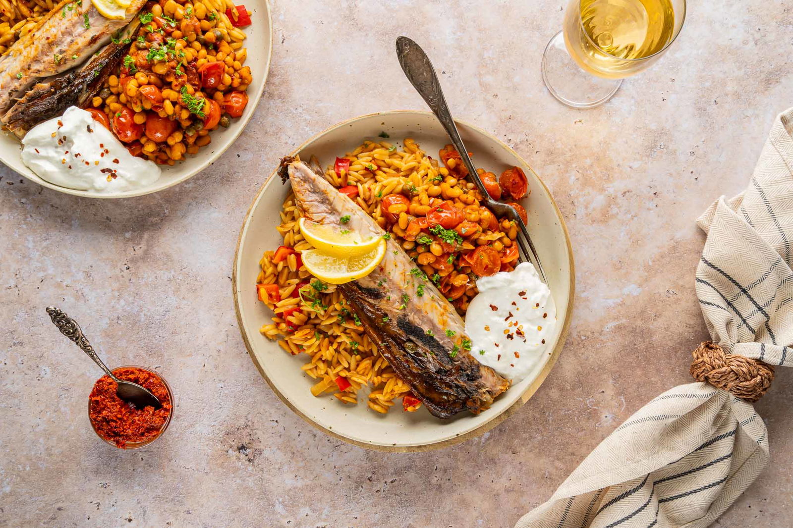 Gegrilde Makreel Met 'nduja En Orzo1