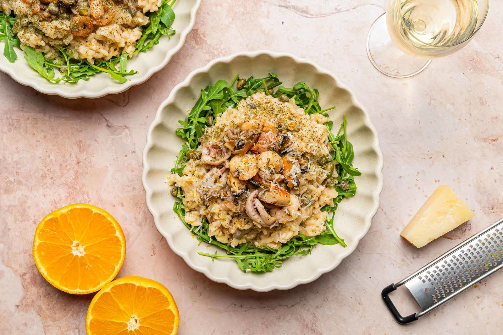 Sinaasappel Risotto Met Zeevruchten1 1