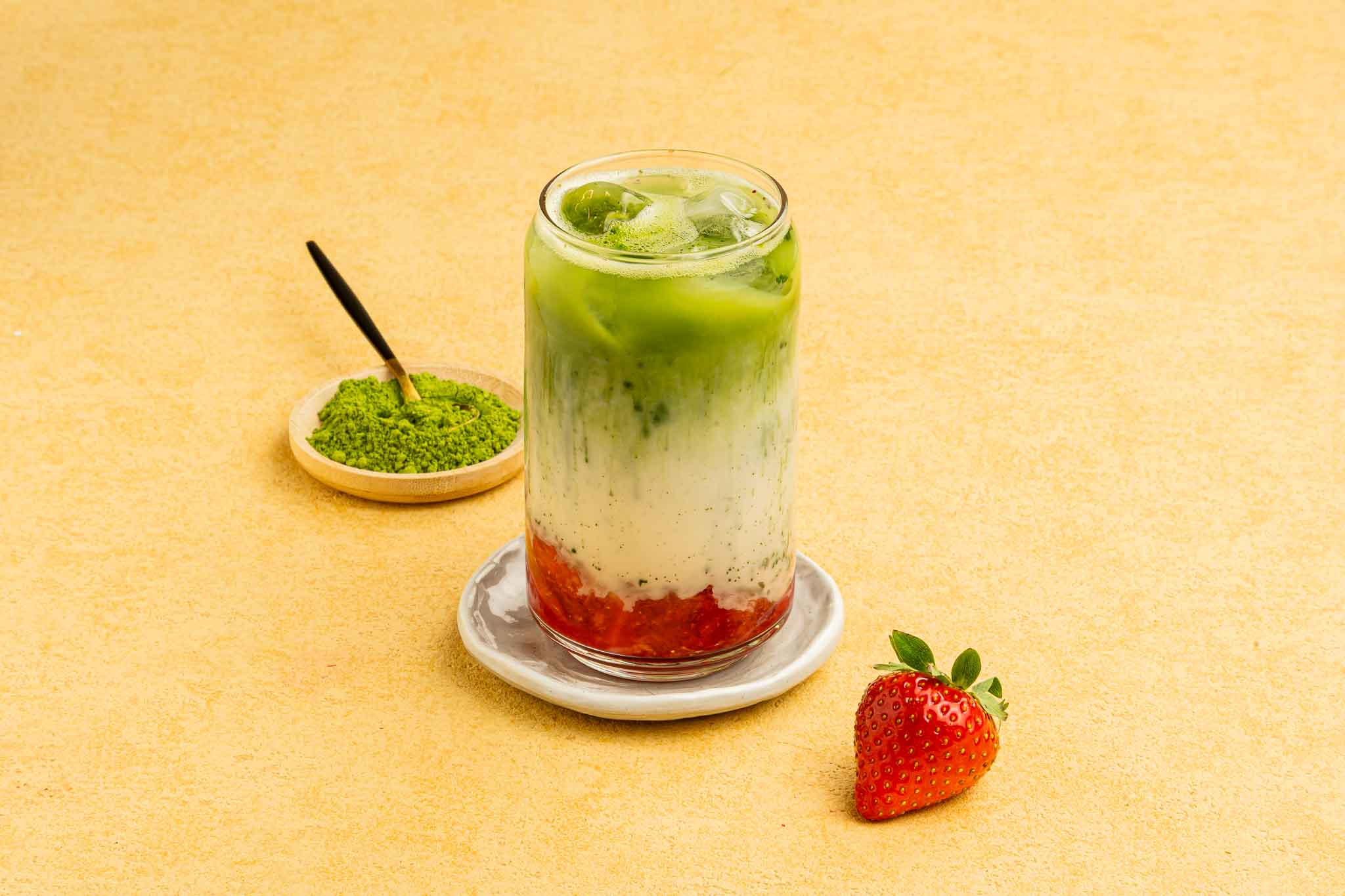 Aardbei Matcha