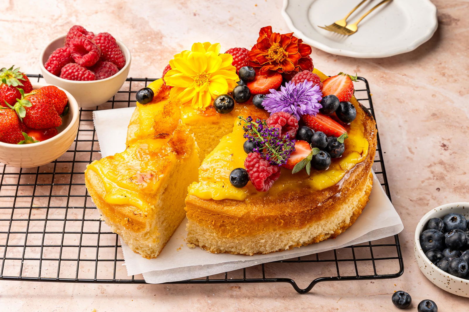 Crème Brûlée Cake 3