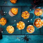 Halloween pumpkin spice cupcakes