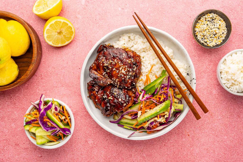 Citroen Teriyaki Kip Met Ingelegde Groenten2