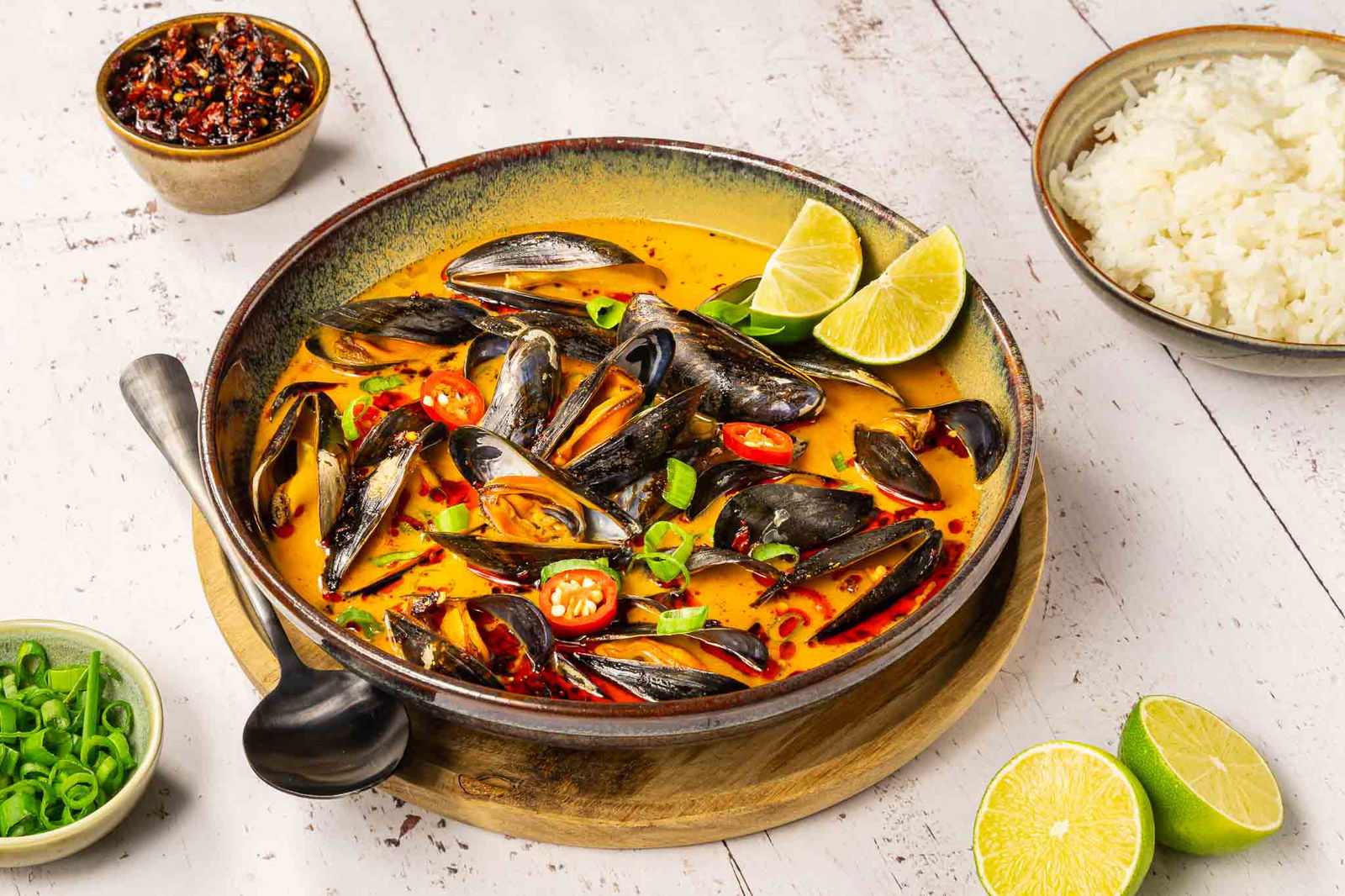 Pittige Kokos Gochujang Mosselen4