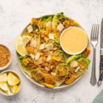 Caesar salade van de BBQ
