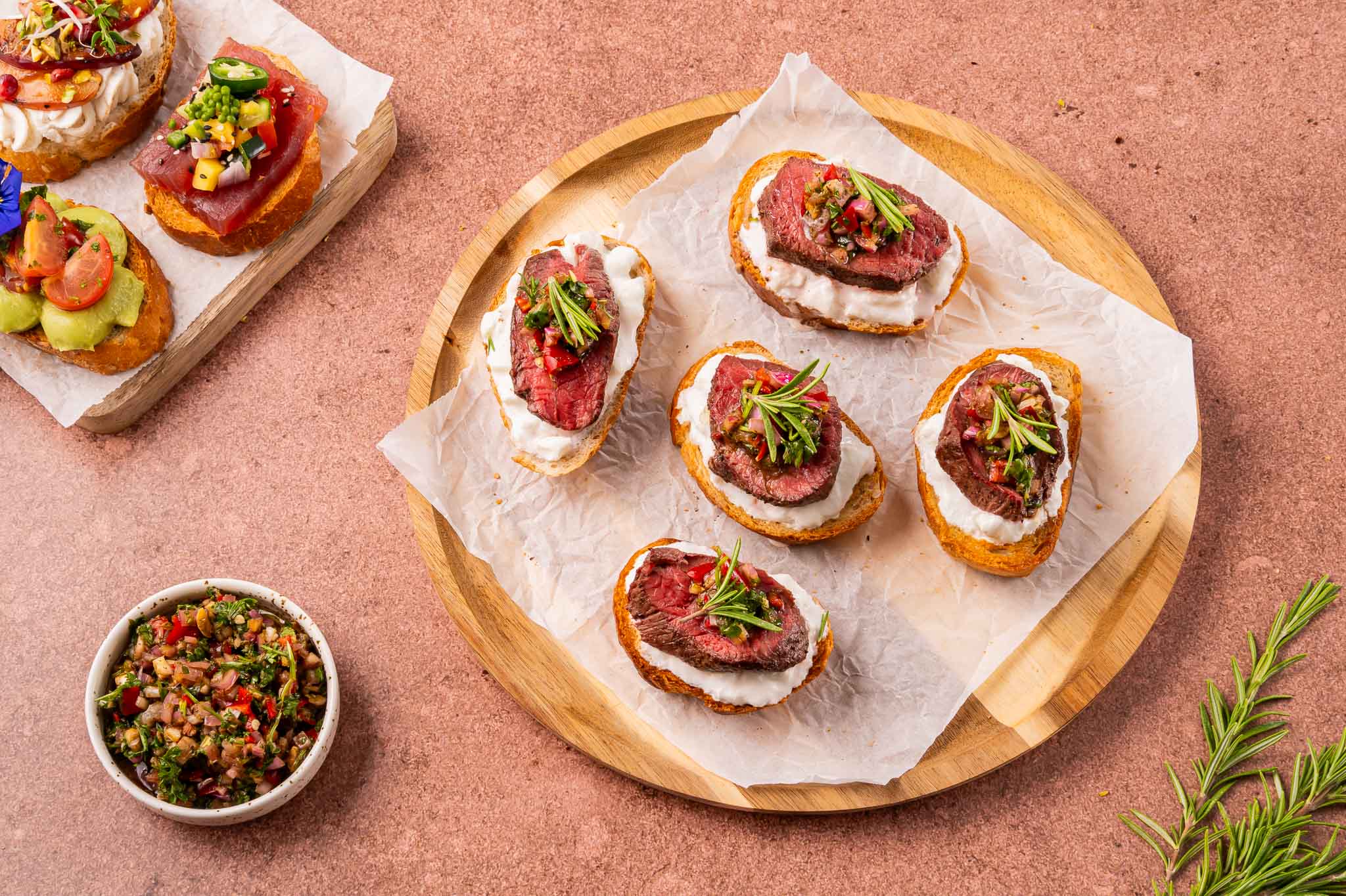 Crostini Met Biefstuk Chimmichurri En Burrata2