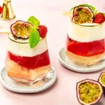 Frambozen passievrucht sour mocktail