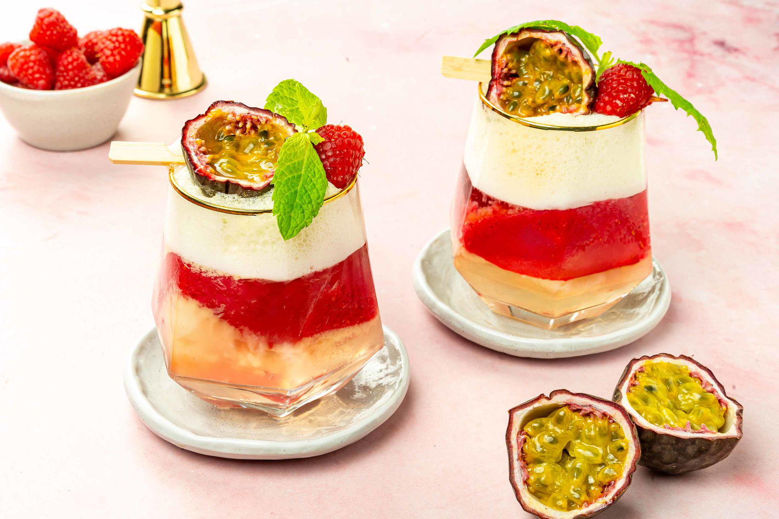 Framboos Passievrucht Sour Mocktail2