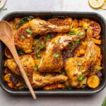 Geroosterde fivespice kippenpoten met aardappelen