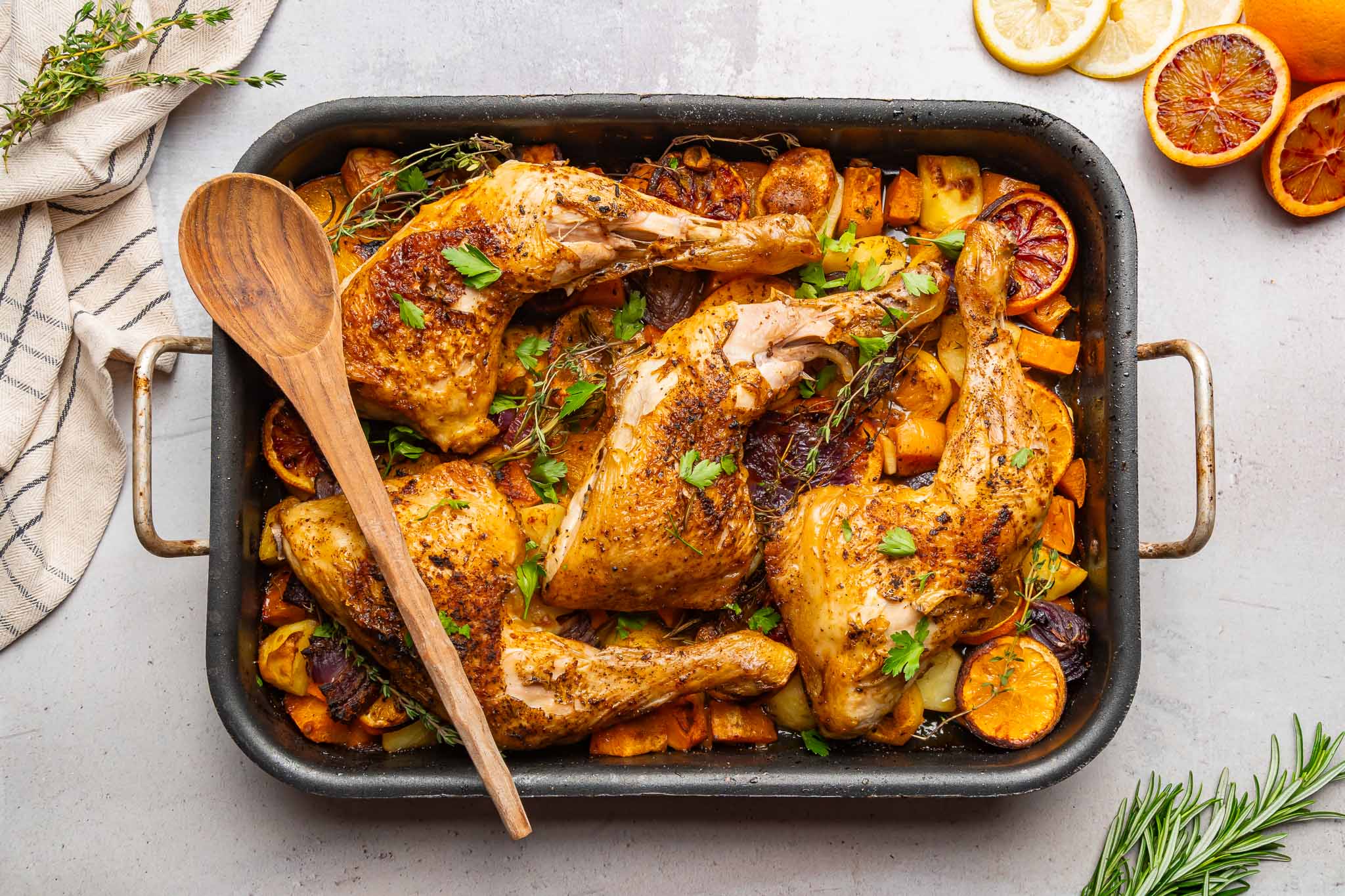 Geroosterde Fivespice Kippenpoten Met Aardappelen2 1