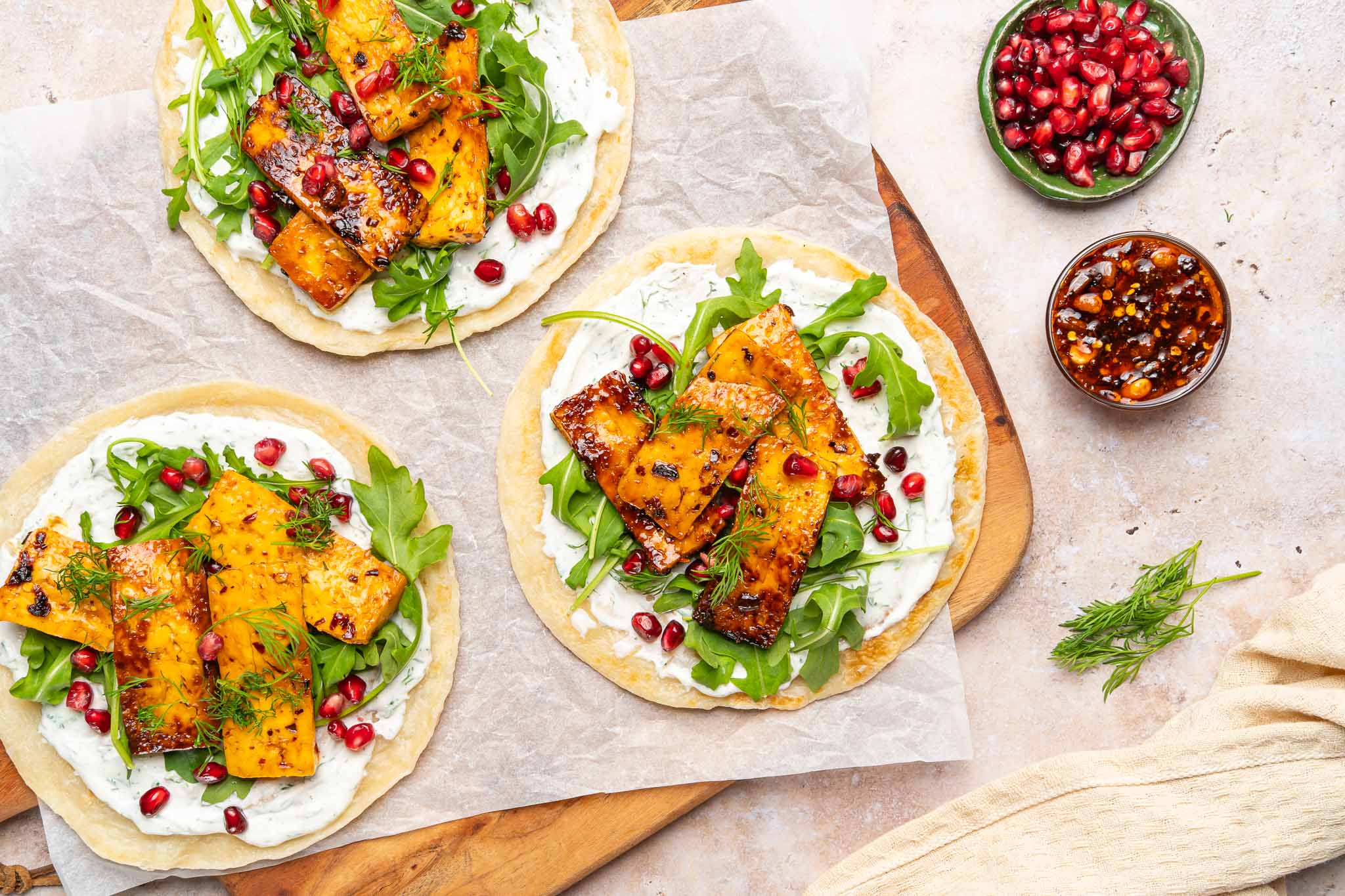 Paratha Met Hot Honey Halloumi1