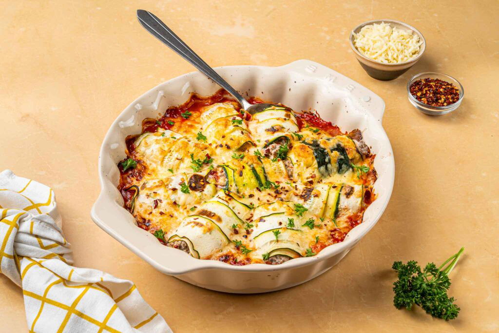 Pittige Courgette Rolletjes Ovenschotel2