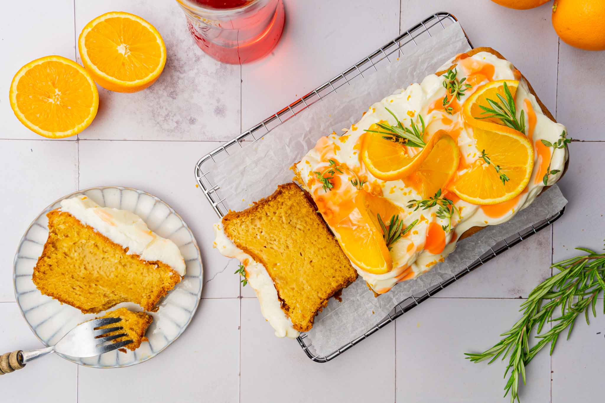 Aperol Spritz Cake