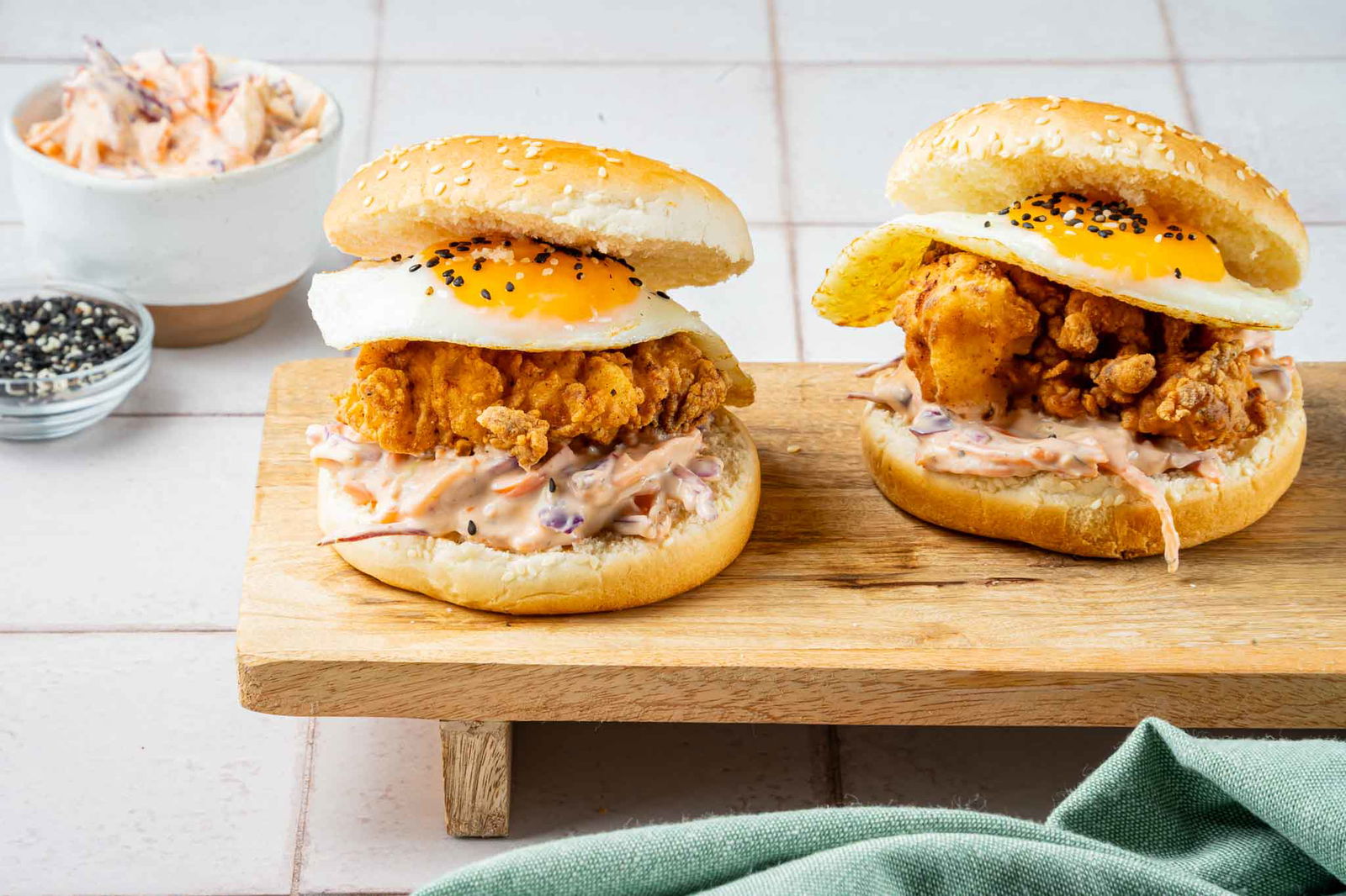 Korean Fried Chicken Burger1