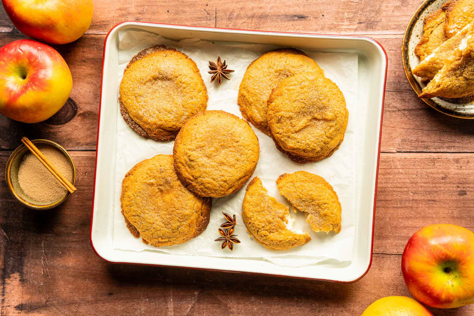 appelcider cheesecake koekjes