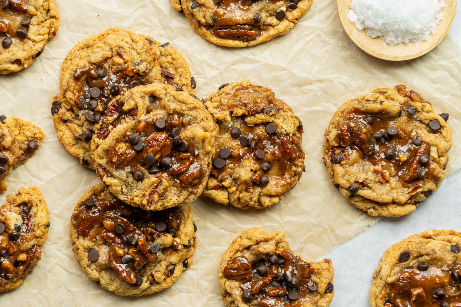 Bruine Boter Pecan Cookies