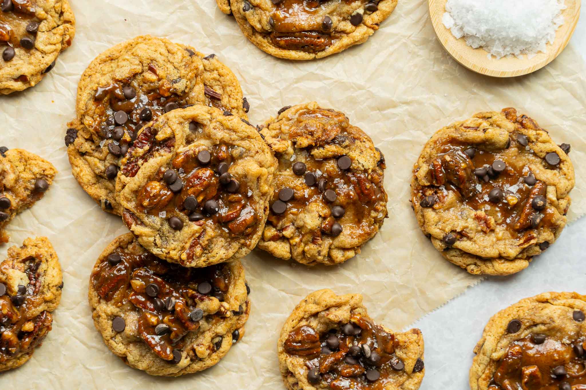 Bruine Boter Pecan Cookies