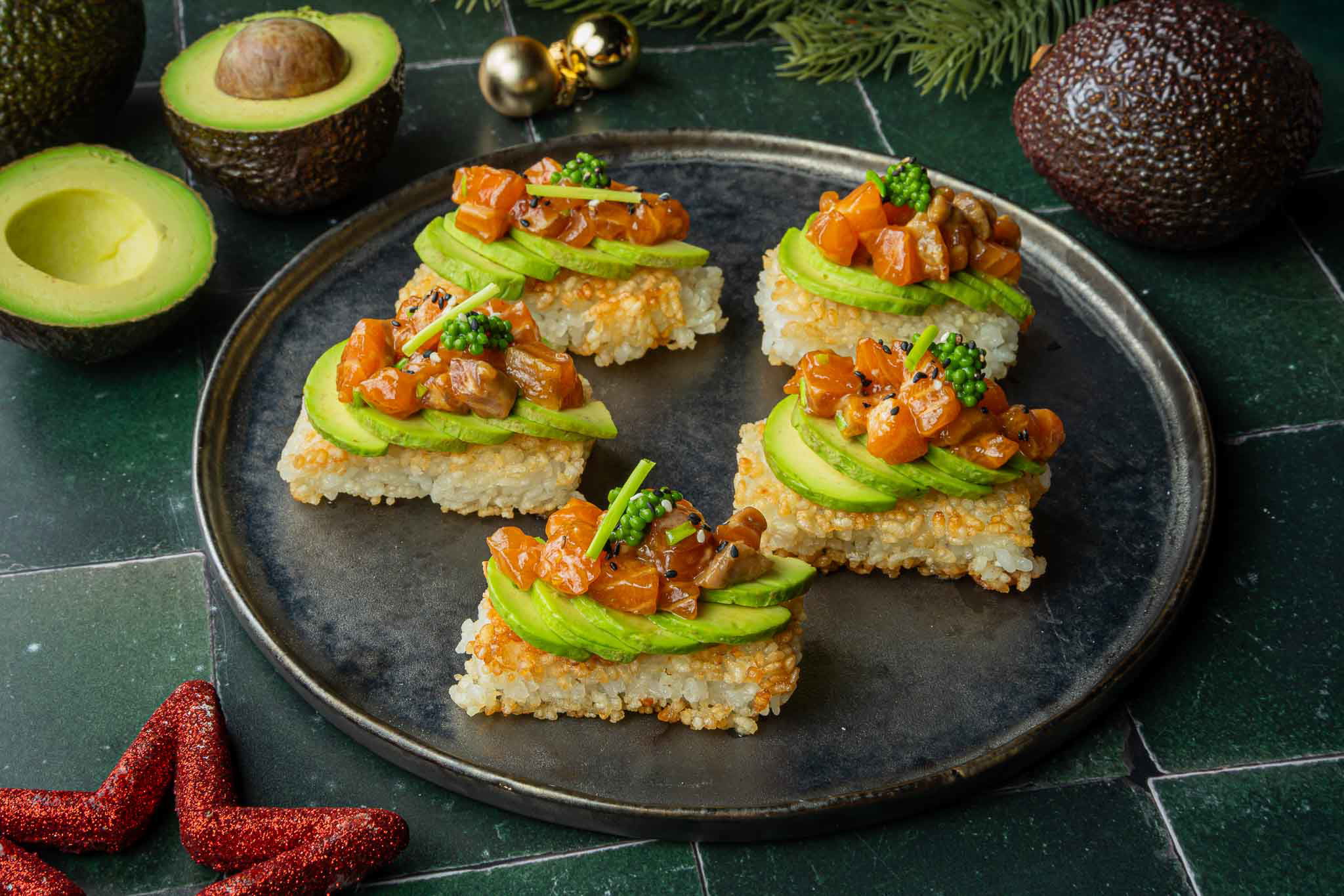 Crispy Rice Met Spicy Zalm Sashimi3