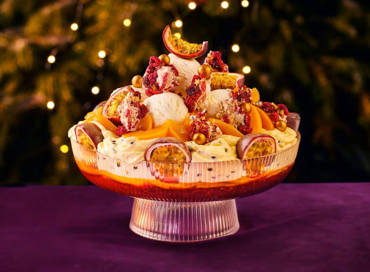 Passion Pêche Melba Met Rocky Road