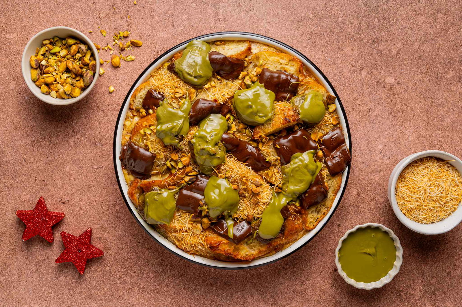 Dubai Oliebol Brood Pudding1