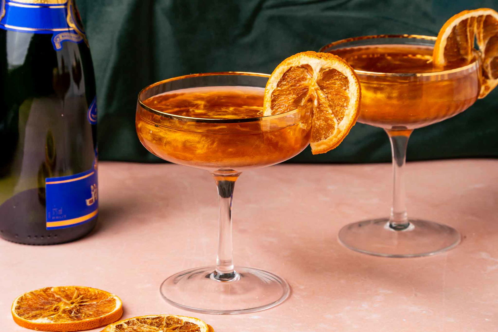 Golden Champagne Cocktail2